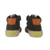 Sneaker alta in eco pelle con doppio velcro