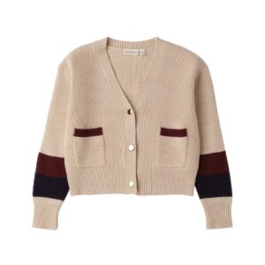 Cardigan scollo a v con taschine