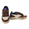 CD736509E6E6233F52A765DFA1BF06CA_ Sneaker in pelle e camoscio con doppio velcro