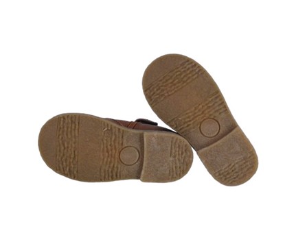 Stivaletto in pelle con elastico e zip