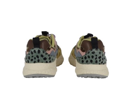 D2616805DE39FFA120EBE68389C65629_ Sneaker in tessuto ed eco pelle con lacci elastici