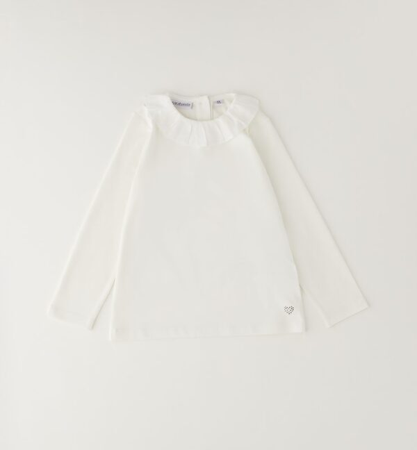 T-shirt manica lunga con colletto