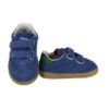 Sneaker primo passo in camoscio con doppio velcro