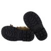 Stivaletto in pelle scamosciata con fiocchetti e zip