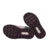 Sneaker bassa in camoscio e tessuto con doppio velcro