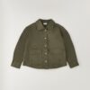 Camicia in cotone con fiorellini in strass
