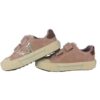Sneaker in eco pelle con doppio velcro