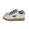Sneaker in eco pelle con lacci