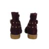 Stivaletto in pelle scamosciata con zip
