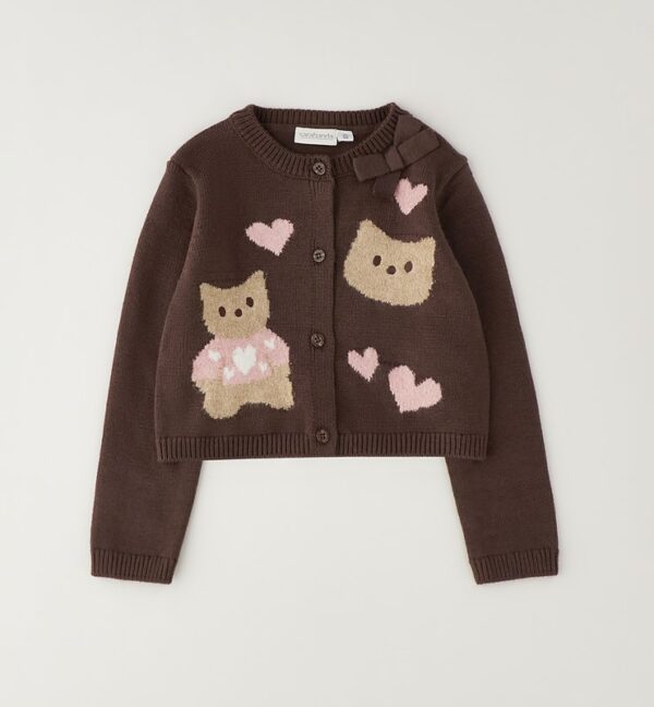 Cardigan con gattini