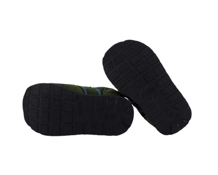 E720AAD3263A6DD6EB92FA7C200037F0_ Sneaker bassa in camoscio e tessuto con doppio velcro