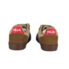 Sneaker in pelle e camoscio con triplo velcro