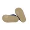 Sneaker primo passo in pelle e camoscio con doppio velcro