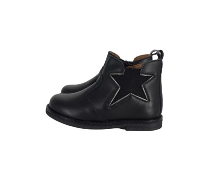EB12AFB262F13D86C765DF32B5D8CCE7_ Stivaletto in pelle con elastico e zip