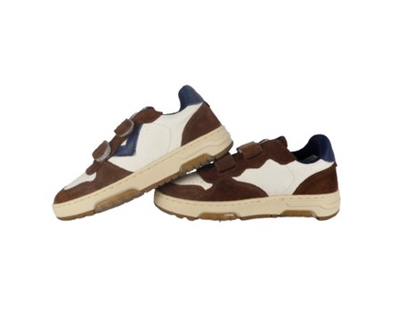 ECFCEA33AE1701FF5A972EB3C86FFAE3_ Sneaker in pelle e camoscio con doppio velcro
