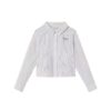 Camica in cotone a righe