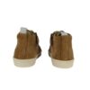 Sneaker primo passo in camoscio con lacci e zip