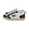 Sneaker in ecopelle con lacci