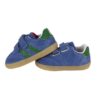 Sneaker primo passo in camoscio con doppio velcro
