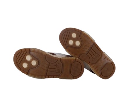 F61F043C32DC0B94CC4FEA220D1E68FF_ Sneaker in pelle e camoscio con doppio velcro