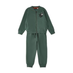 Completo felpa con zip e pantalone