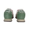 Sneaker bassa in camoscio e tessuto con doppio velcro