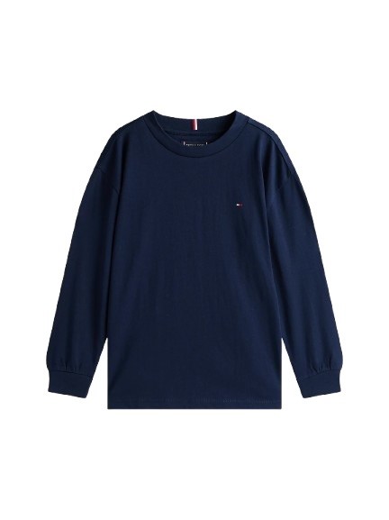 T-shirt maniche lunghe in cotone