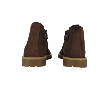 F90EBF393F0DC1430A90EC16C35AB81E_ Stivaletto in camoscio con elastico laterale e zip
