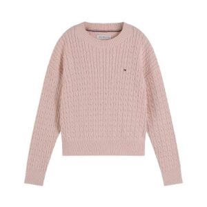 Maglione in maglia intrecciata