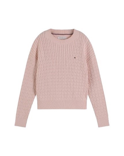 Maglione in maglia intrecciata