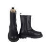 Stivale in pelle con zip