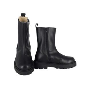 Stivale in pelle con zip