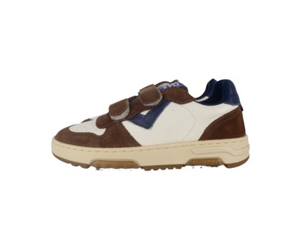FC0F74B2E3F6457FD2AFA3263348F35A_ Sneaker in pelle e camoscio con doppio velcro