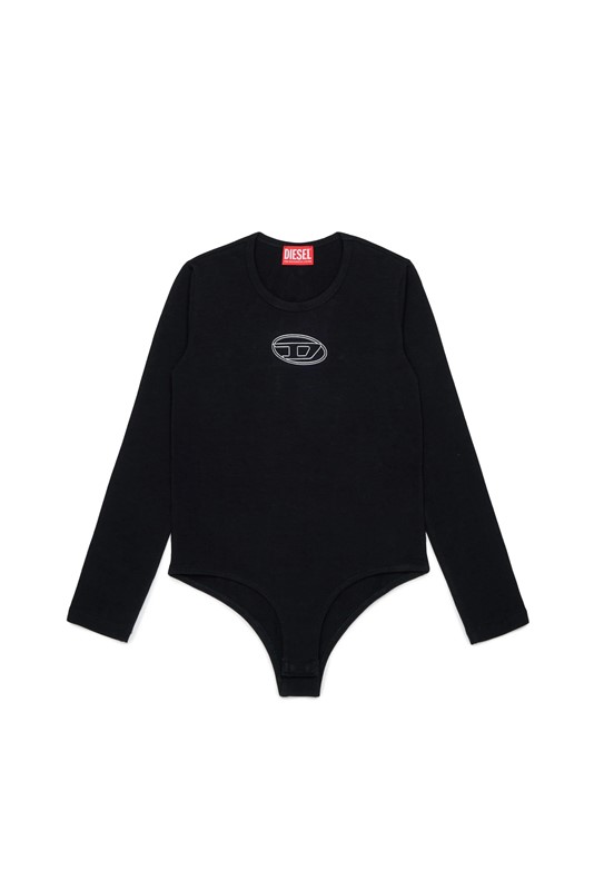 Body maniche lunghe con logo